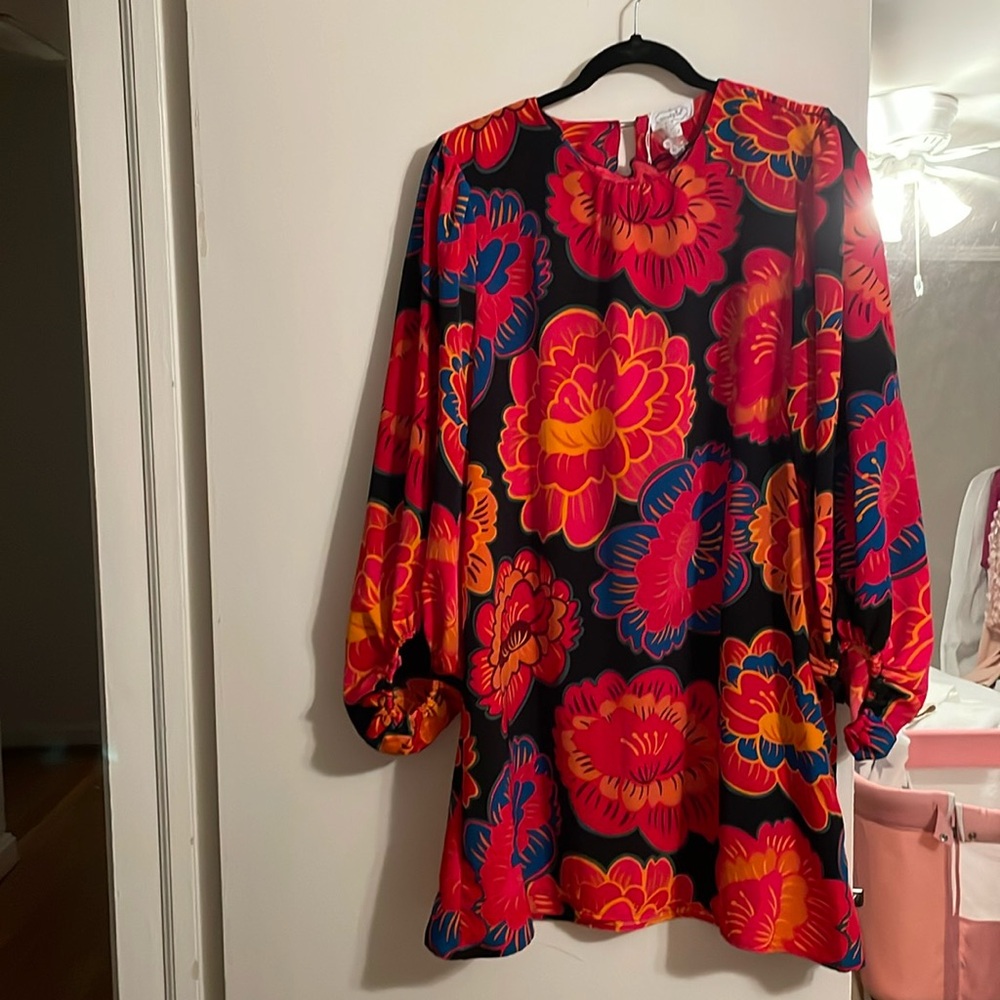 Mud Pie floral dress size Large